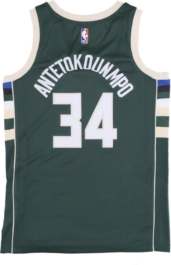 Nike Milwaukee Bucks Icon Edition Swingman DRI-FIT NBA-jersey voor heren Groen - Foto 7