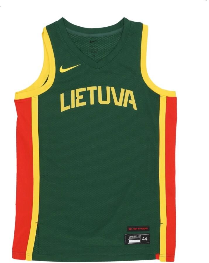 Nike Litouwen Limited Road basketbaljersey voor heren Groen - Foto 7