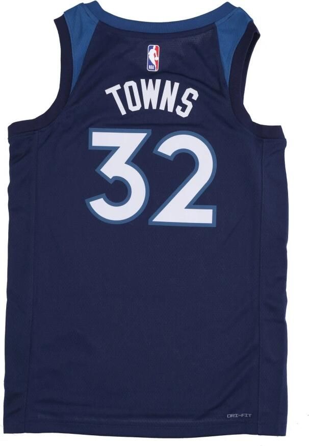 Nike Minnesota Timberwolves Icon Edition 2022 23 Dri-FIT Swingman NBA-jersey voor heren Blauw - Foto 3