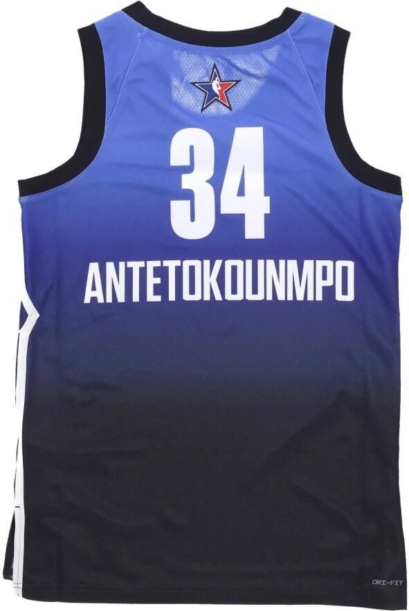 Jordan Giannis Antetokounmpo 2023 All-Star Edition Swingman NBA-jersey met Dri-FIT Blauw - Foto 4