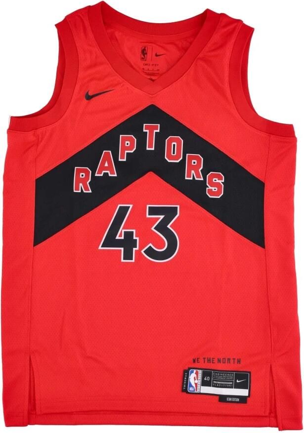 Nike Toronto Raptors Icon Edition 2022 23 Dri-FIT Swingman NBA-jersey voor heren Rood - Foto 4