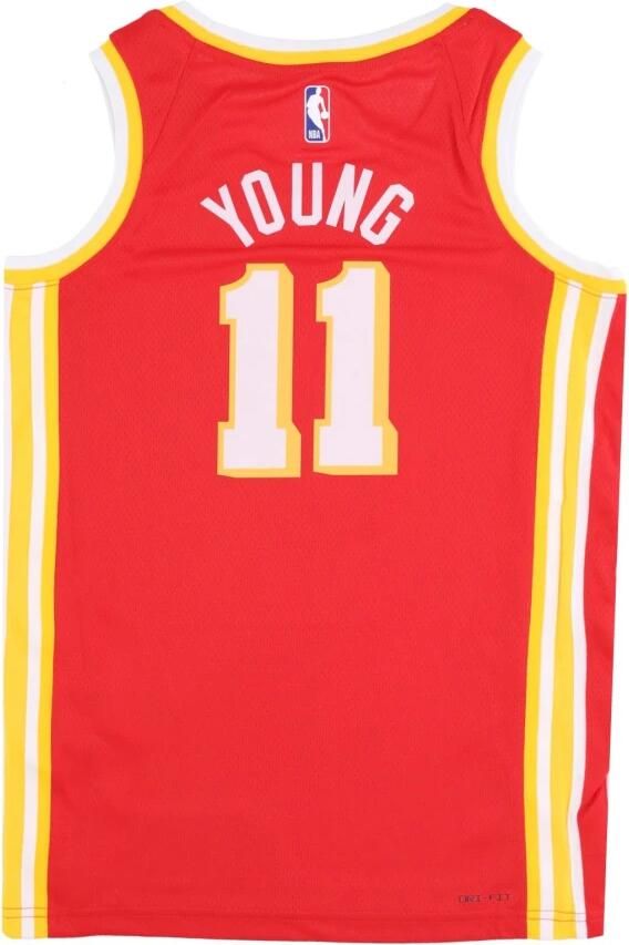 Nike Atlanta Hawks Icon Edition Dri-FIT Swingman NBA-jersey voor heren Rood - Foto 4