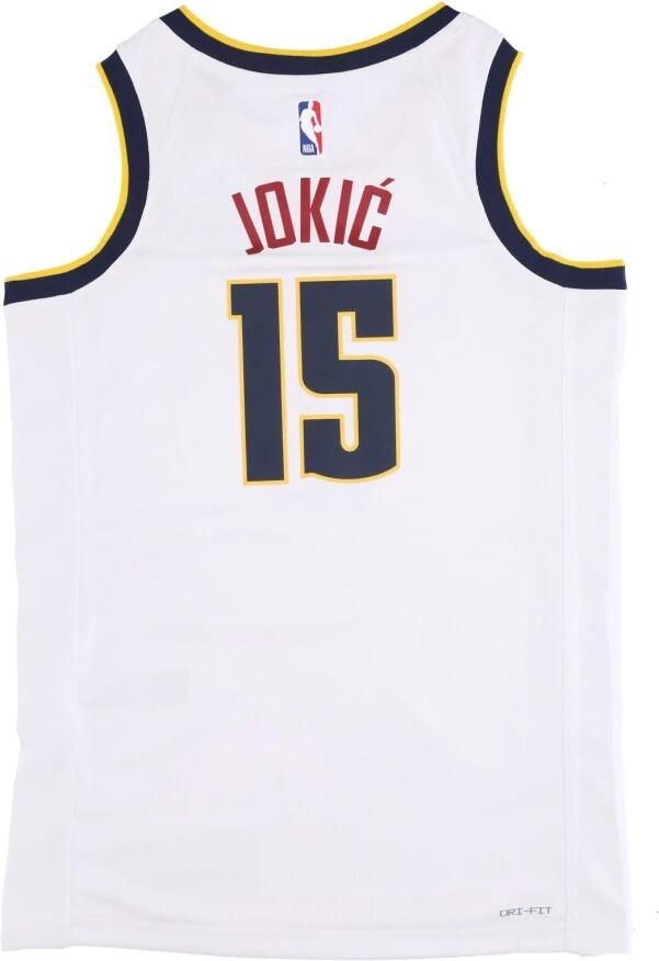 Nike Denver Nuggets Association Edition 2022 23 Dri-FIT Swingman NBA-jersey voor heren Wit - Foto 3