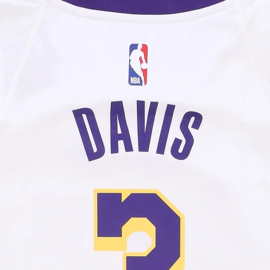 Nike Los Angeles Lakers Association Edition 2022 23 Dri-FIT Swingman NBA-jersey voor heren Wit