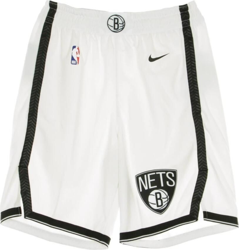 Nike Basketball Swingman Shorts Brooklyn Nets Style White Heren - Foto 5