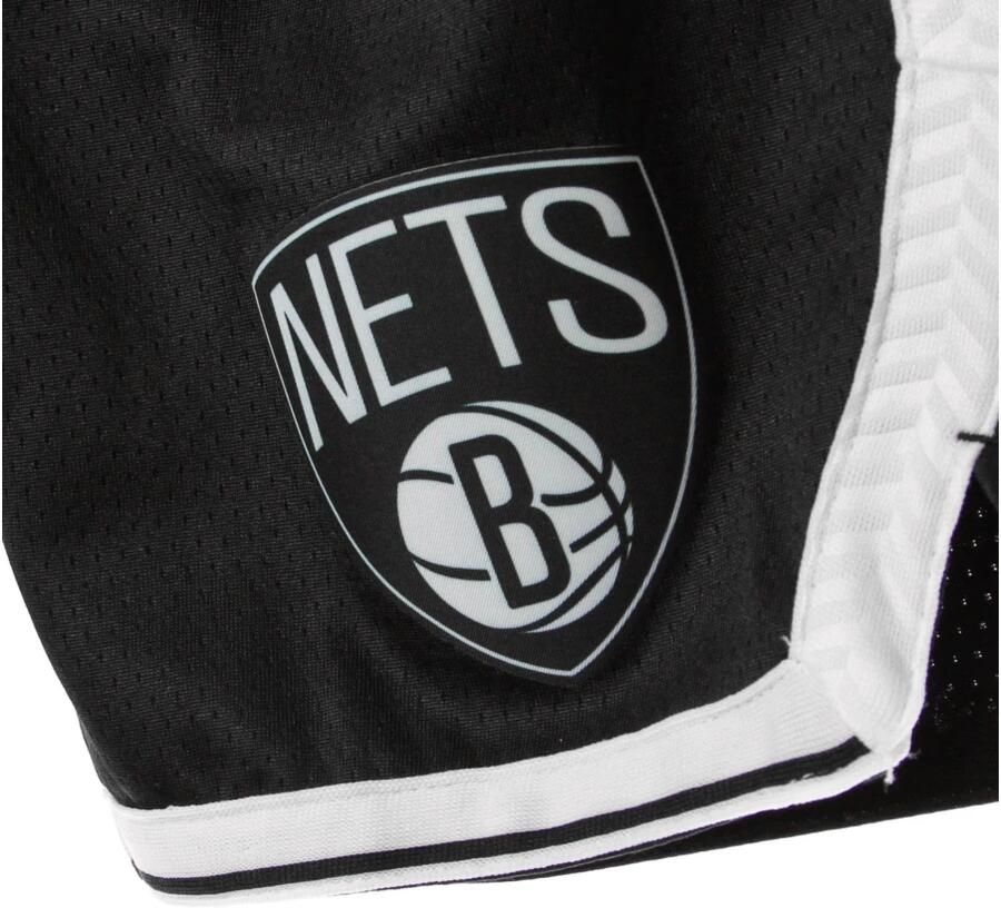 Nike Brooklyn Nets Icon Edition Swingman NBA-herenshorts Zwart - Foto 3