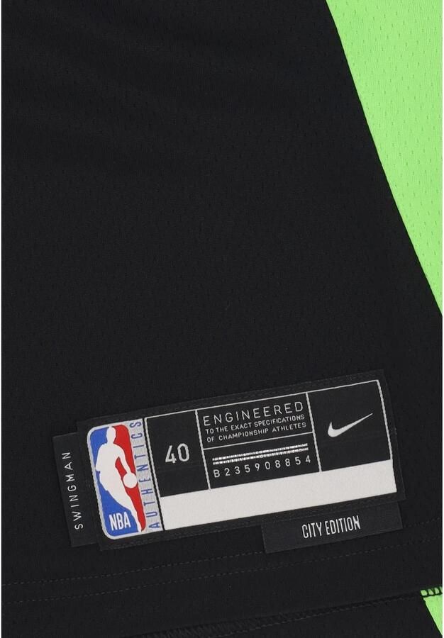 Nike Jaylen Brown Boston Celtics 2024 25 City Edition Dri-FIT Swingman NBA-jersey voor heren Zwart