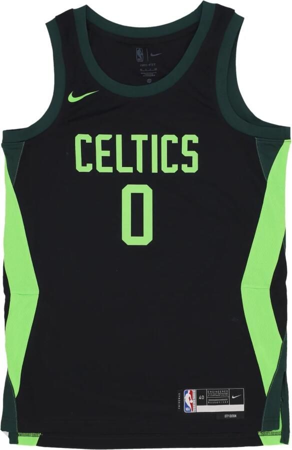 Nike Jayson Tatum Boston Celtics 2024 25 City Edition Dri-FIT Swingman NBA-jersey voor heren Zwart - Foto 3