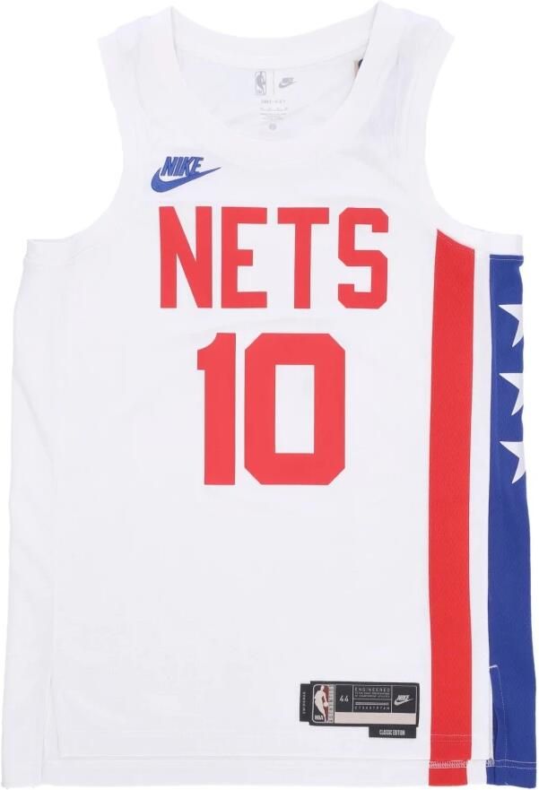 Nike Brooklyn Nets Swingman NBA-jersey met Dri-FIT Wit - Foto 3