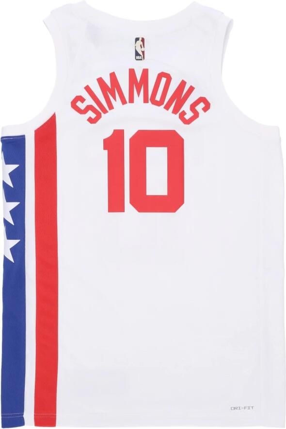 Nike Brooklyn Nets Swingman NBA-jersey met Dri-FIT Wit - Foto 2