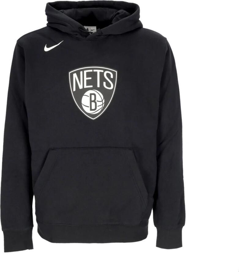 Nike Brooklyn Nets Club NBA-hoodie voor heren Zwart