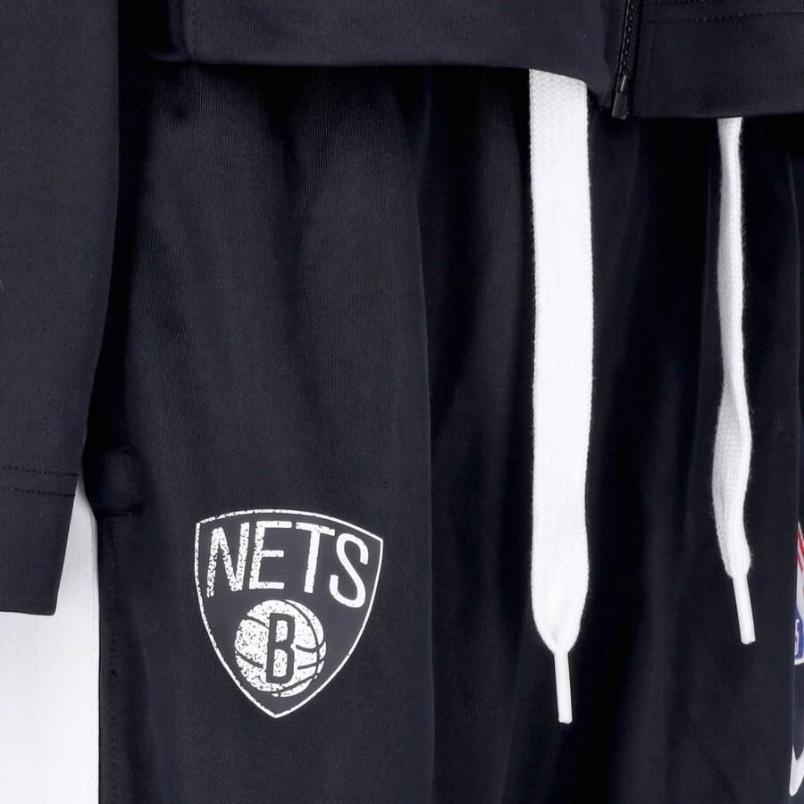 Nike Brooklyn Nets Courtside NBA-trainingspak voor dames Zwart