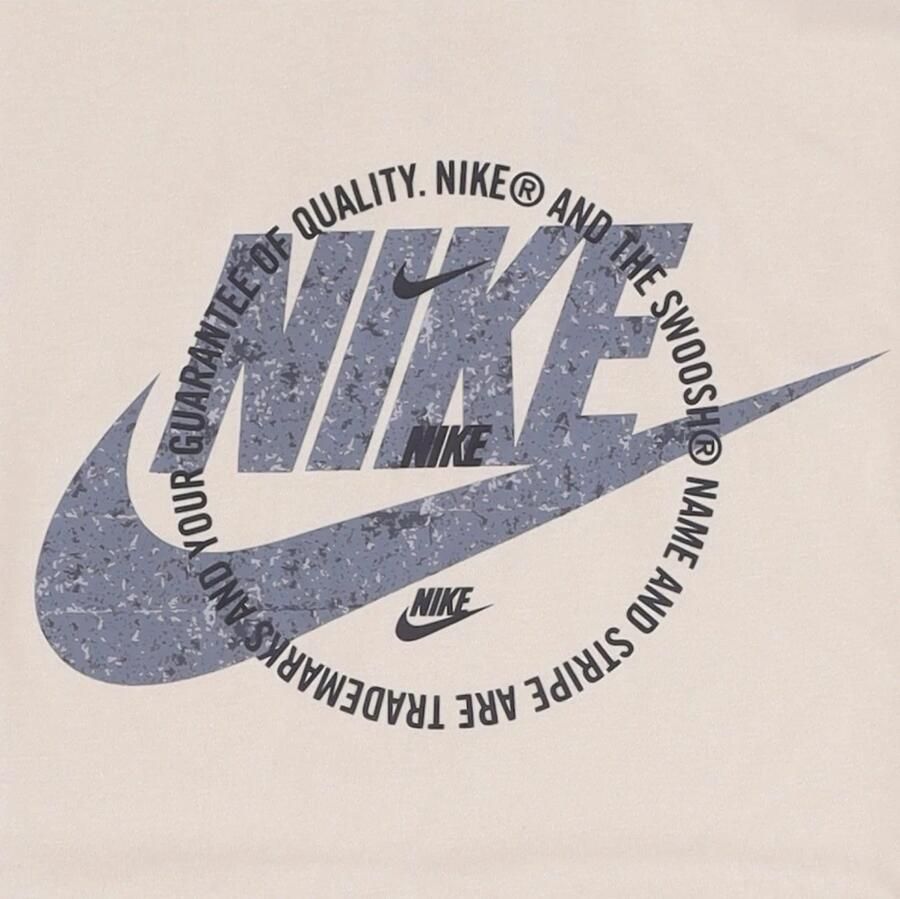 Nike Casual Crew Neck T-shirt Beige Heren