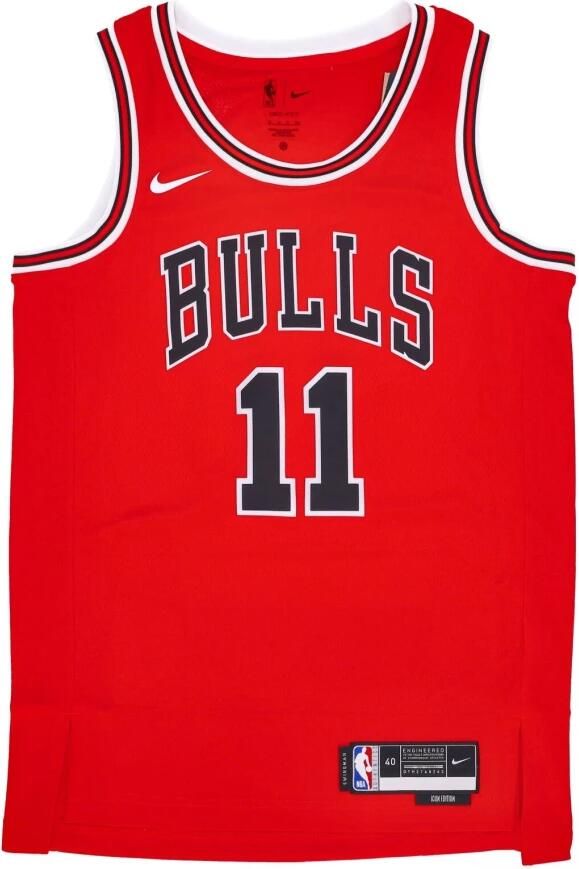 Nike Chicago Bulls Icon Edition 2022 23 Dri-FIT Swingman NBA-jersey voor heren Rood