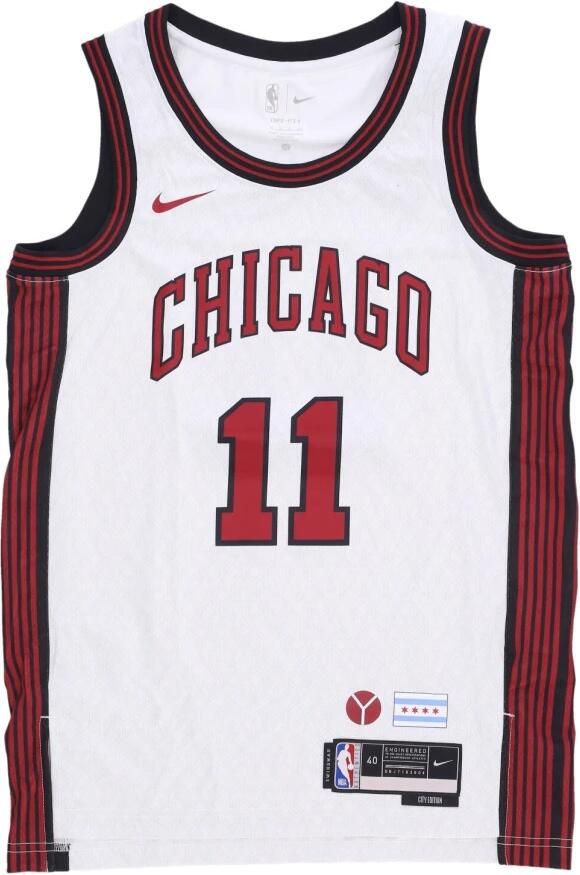 Nike Demar Derozan Chicago Bulls City Edition Swingman NBA-jersey met Dri-FIT Wit - Foto 3
