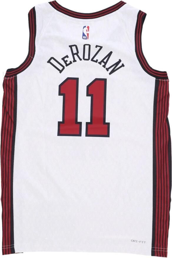 Nike Demar Derozan Chicago Bulls City Edition Swingman NBA-jersey met Dri-FIT Wit - Foto 2