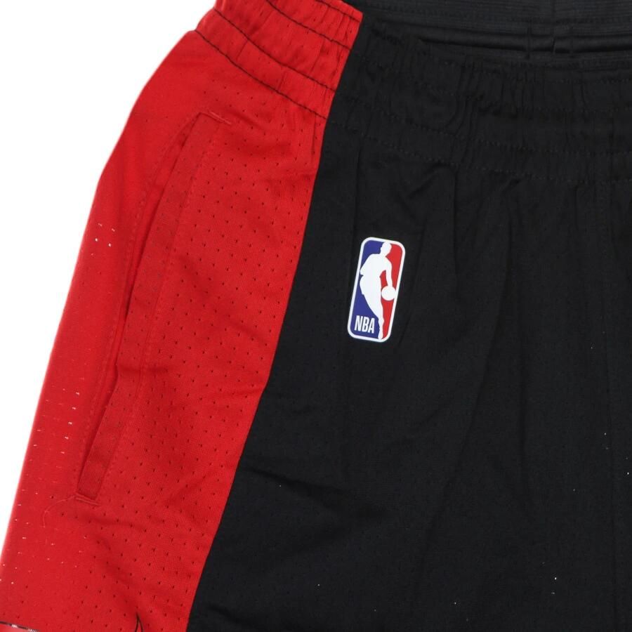 Nike Chicago Bulls Basketbalshorts Zwart Rood Wit Black Heren