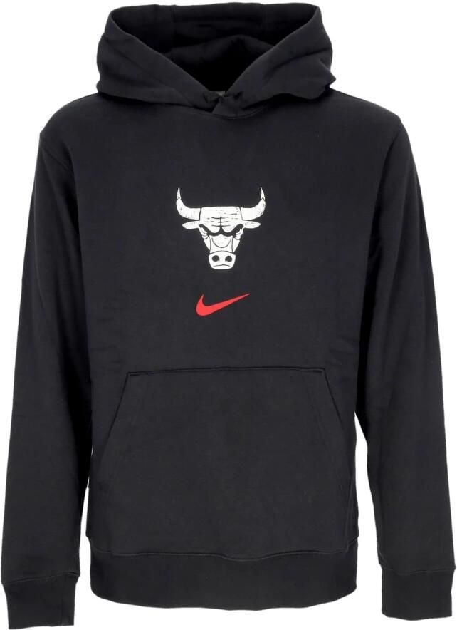 Nike Chicago Bulls Club Fleece City Edition NBA-hoodie voor heren Zwart