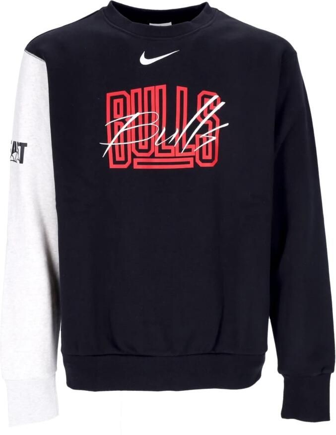 Nike Chicago Bulls Courtside NBA-sweatshirts van fleece voor heren Zwart