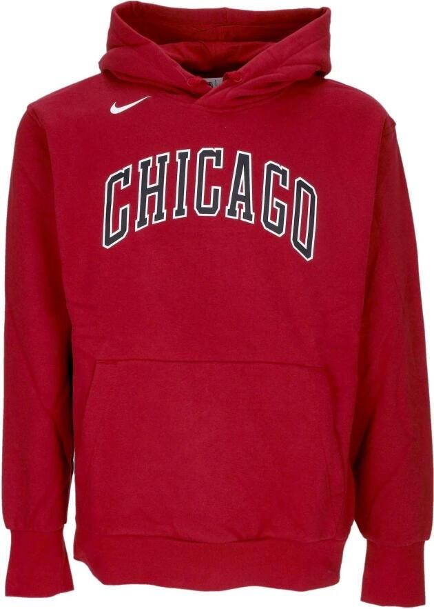 Nike Chicago Bulls City Edition NBA-fleecehoodie voor heren Rood