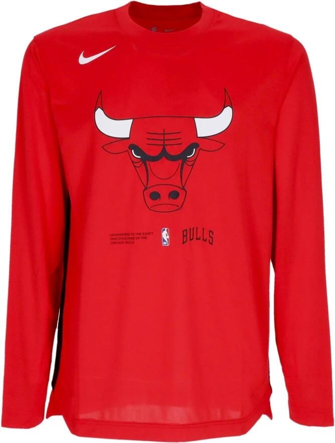 Nike Chicago Bulls Dri-FIT NBA-herentop met lange mouwen Rood - Foto 2