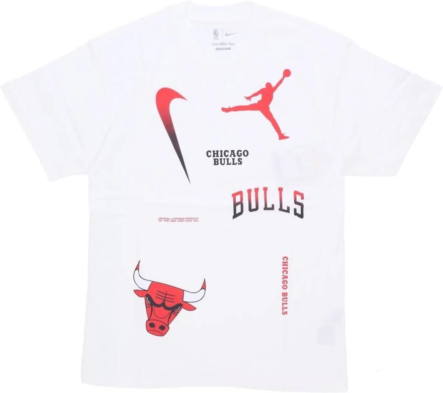 Jordan Chicago Bulls Courtside Statement Edition Max90 NBA-herenshirt Wit