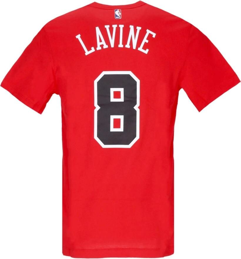 Nike Chicago Bulls Tee Zach Lavine No 8 Red Heren - Foto 2