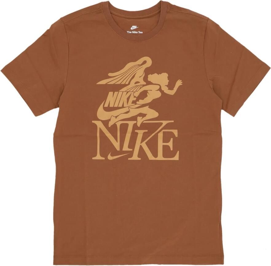 Nike Sportswear Club T-shirt voor heren Bruin