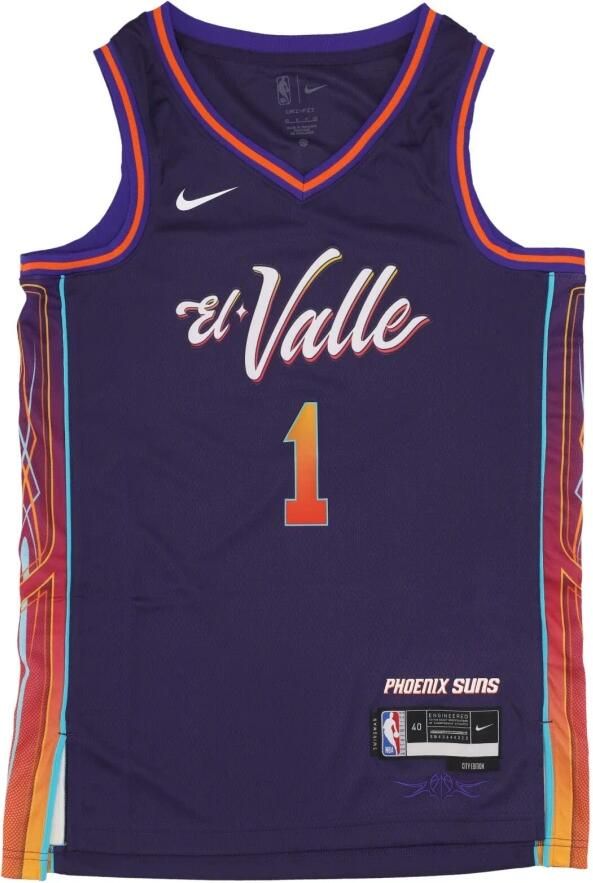 Nike Devin Booker Phoenix Suns City Edition 2023 24 Dri-FIT Swingman NBA-jersey voor heren Paars