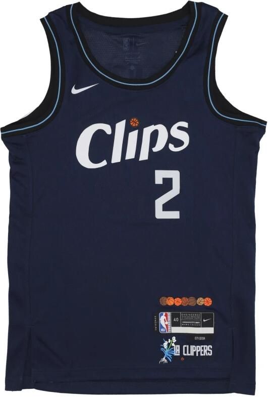 Nike Kawhi Leonard LA Clippers City Edition 2023 24 Dri-FIT Swingman NBA-jersey voor heren Blauw