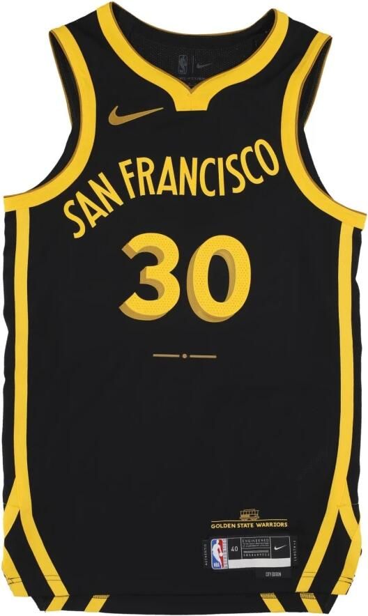 Nike Stephen Curry Golden State Warriors 2023 24 City Edition Dri-FIT ADV Authentieke NBA-jersey voor heren Zwart