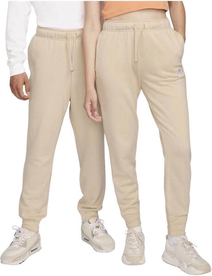 Nike Club Fleece Trainingsbroek Beige Dames