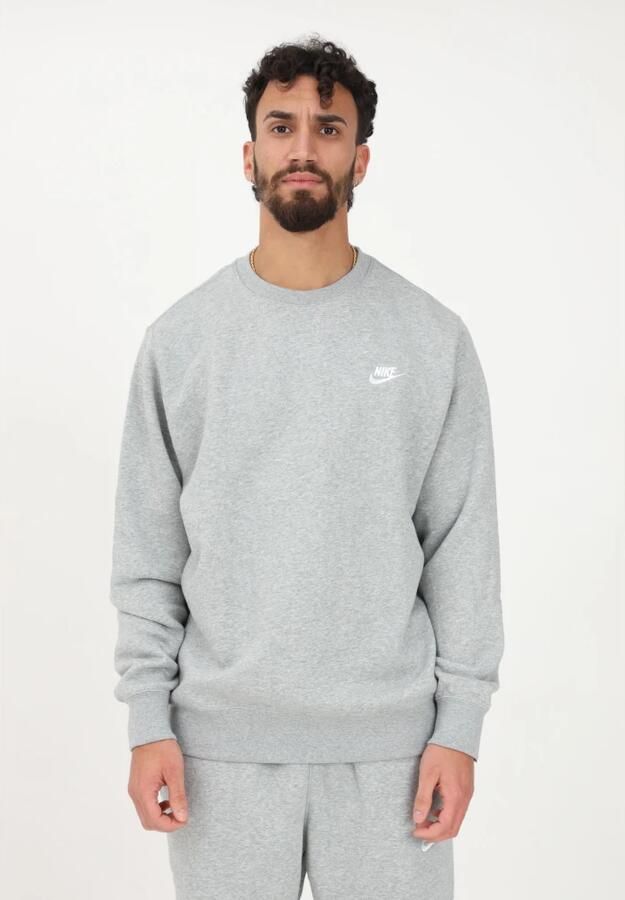 Nike Sportswear Club Fleece Herentop met ronde hals Grijs - Foto 8