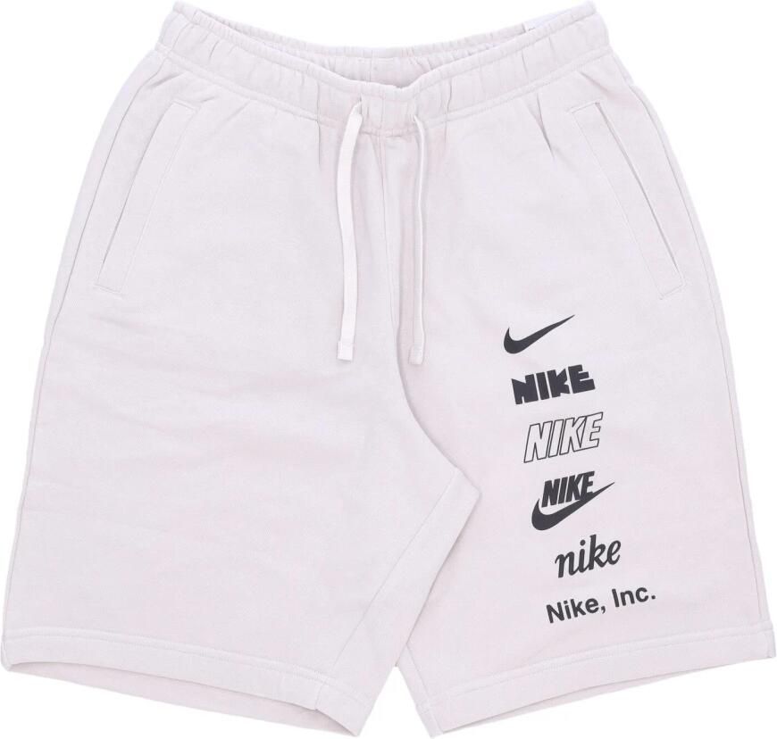 Nike Club+ French Terry Short Phantom White Heren