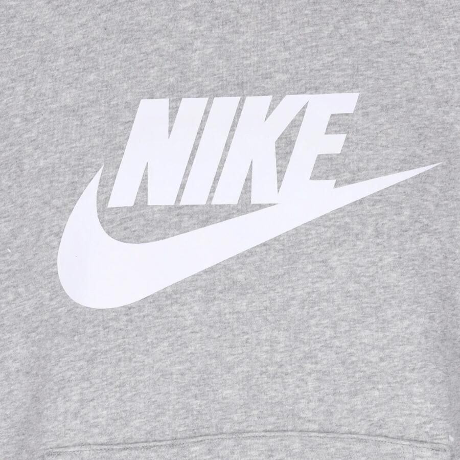 Nike Club Hoodie Pullover Sweatshirt met Lange Mouwen Gray Heren