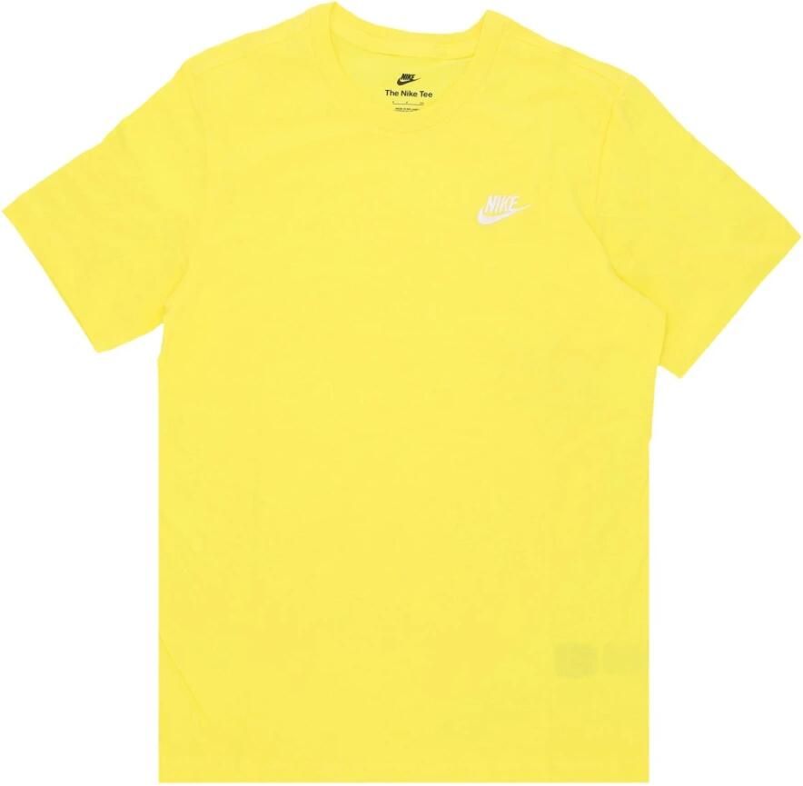 Nike Club Tee Opti Yellow T-shirt Yellow Heren