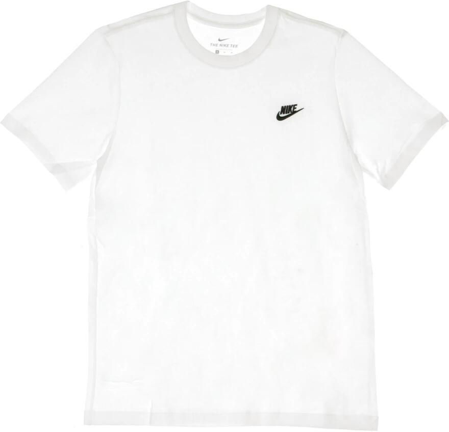 Nike Club Tee Wit Zwart Korte Mouw T-shirt White Heren - Foto 9