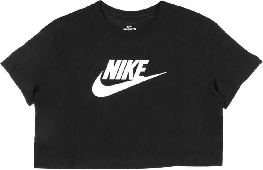 Nike Sportswear Essential Kort T-shirt met logo voor dames Zwart - Foto 4