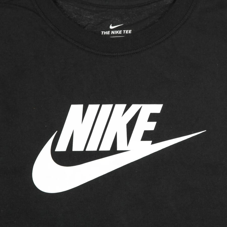 Nike Sportswear Essential Kort T-shirt met logo voor dames Zwart