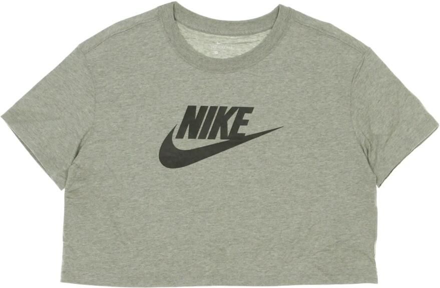 Nike Sportswear Essential Kort T-shirt met logo voor dames Grijs - Foto 3