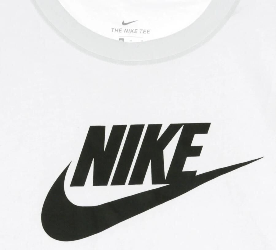 Nike Sportswear Essential Kort T-shirt met logo voor dames Wit