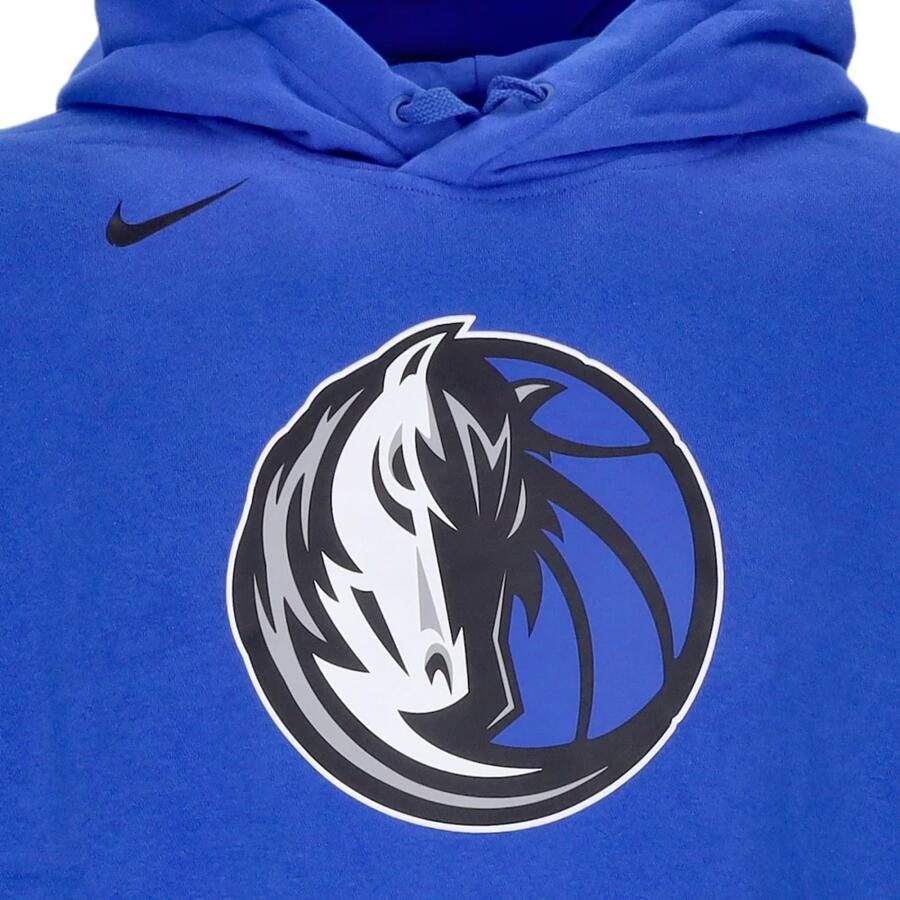 Nike Dallas Mavericks NBA-fleecehoodie voor heren Blauw