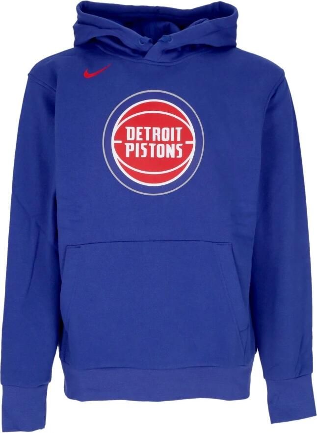 Nike Detroit Pistons NBA-fleecehoodie voor heren Blauw