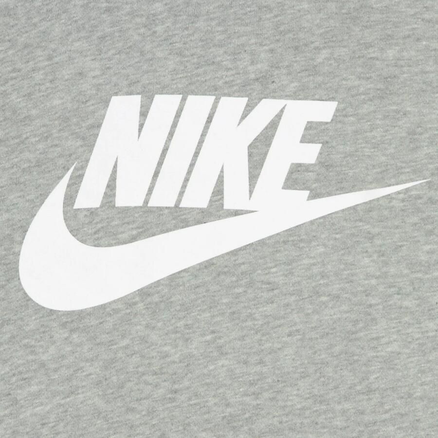 Nike Donkergrijze Hoodie met Kangoeroezak Gray Dames