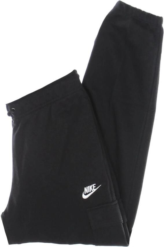 Nike Essential Fleece Cargo Broek Zwart Wit Black Dames - Foto 3