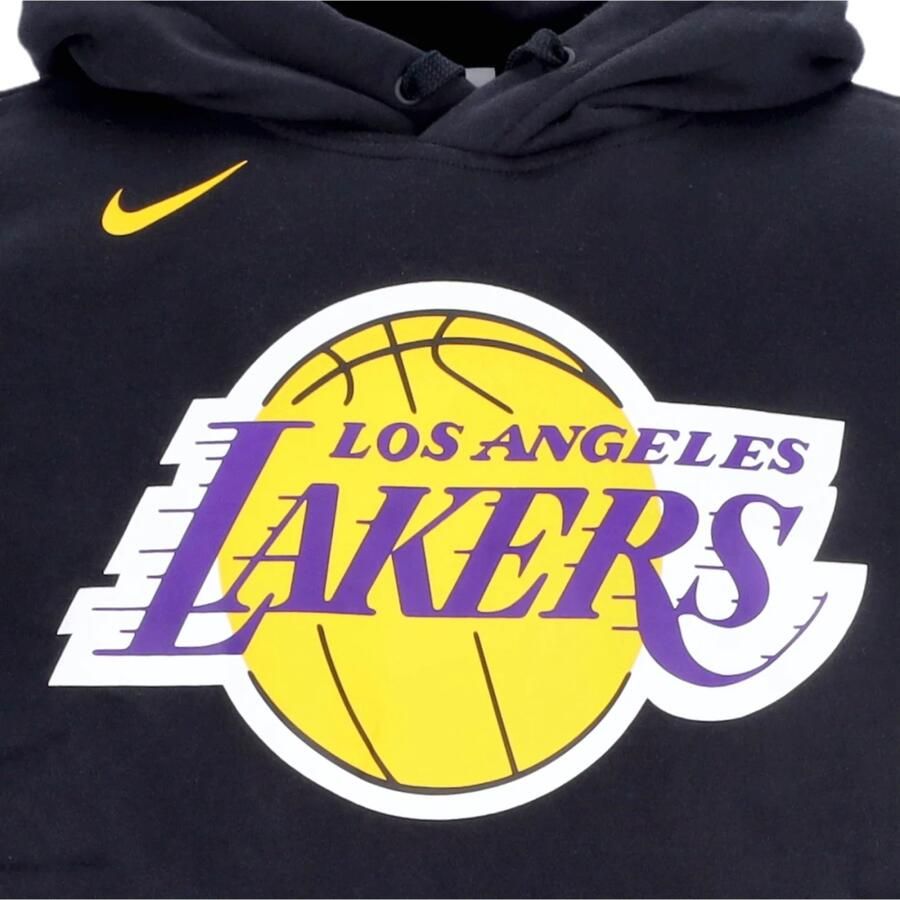 Nike Los Angeles Lakers NBA-fleecehoodie voor heren Zwart