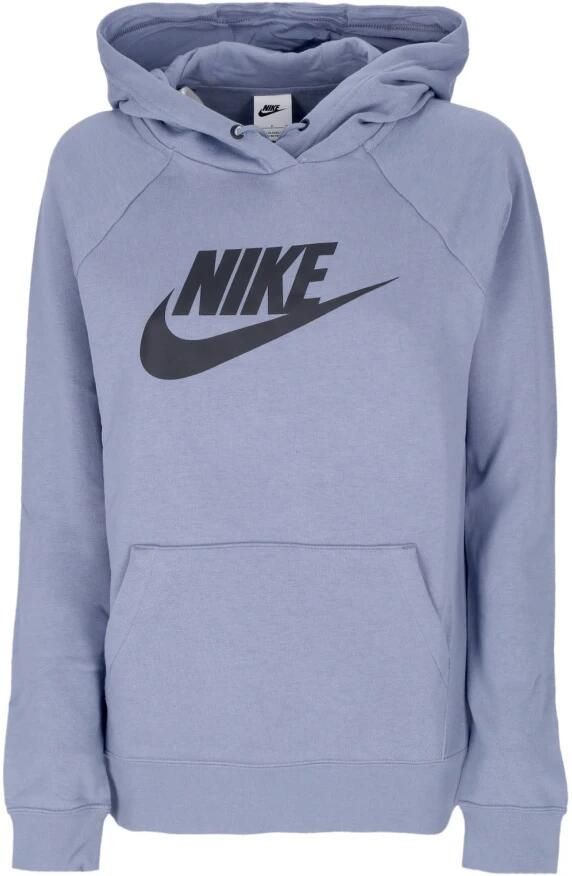 Nike Sportswear Essential Fleecehoodie voor dames Blauw