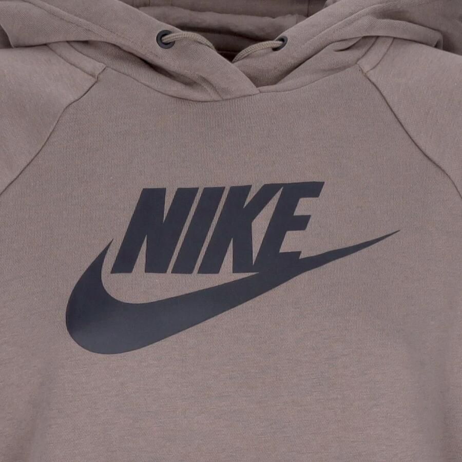 Nike Sportswear Essential Fleecehoodie voor dames Grijs