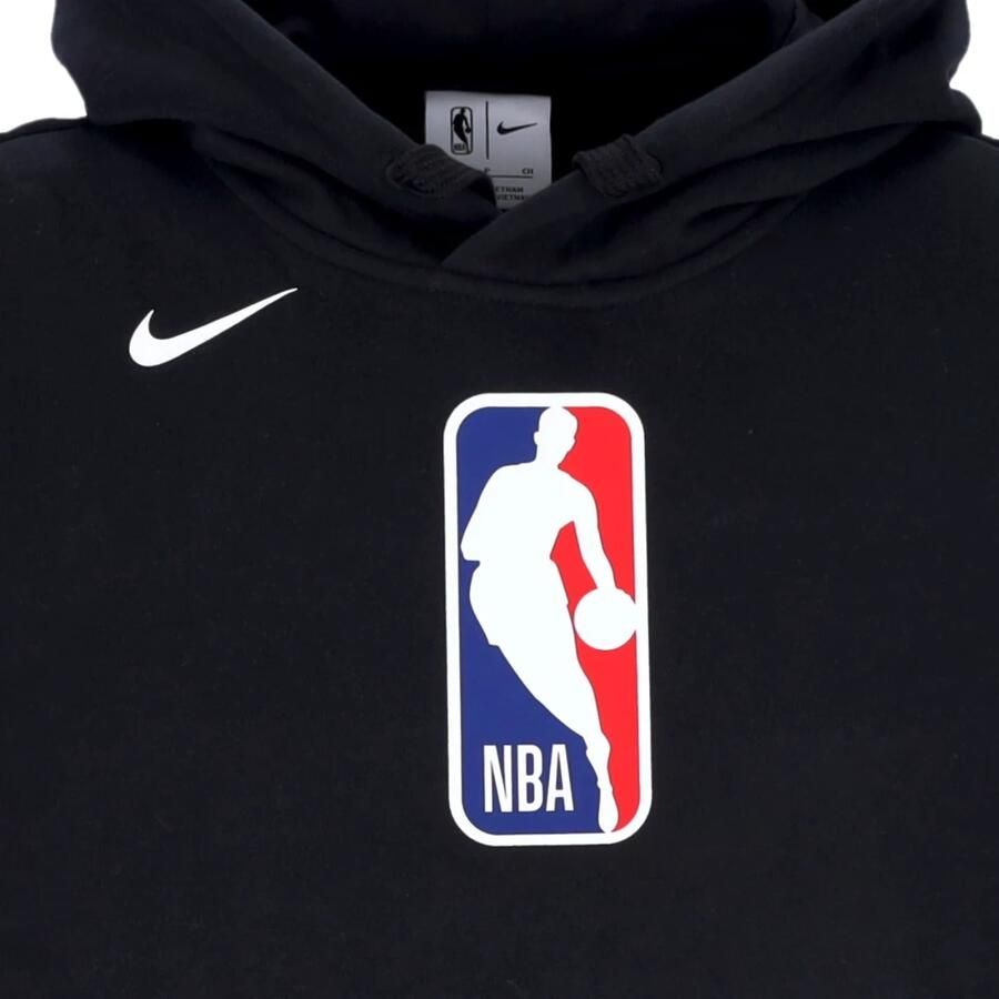 Nike Team 31 Courtside NBA-fleecehoodie voor dames Zwart