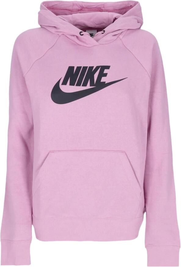 Nike Sportswear Essential Fleecehoodie voor dames Paars